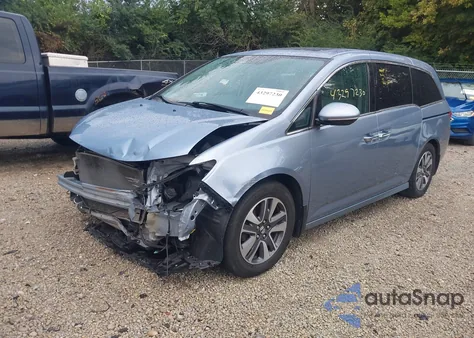 2014 Honda Odyssey Touring/Touring Elite z USA, uszkodzony, nr VIN 5FNRL5H95EB070892